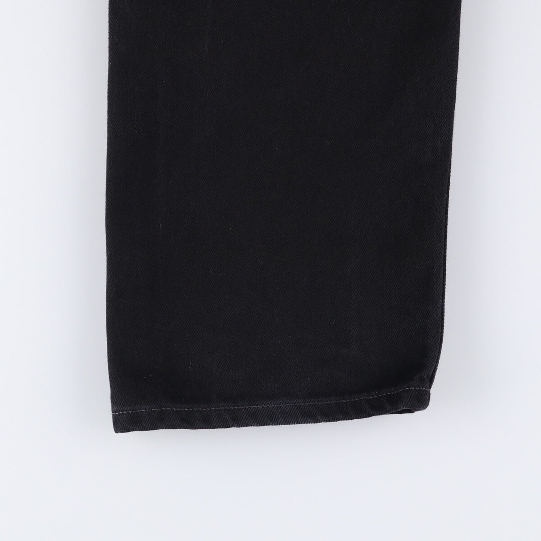 Levi's 501 Orange Tab Black Denim Straight Denim Pants Men's W32 unclear black type Vintage Second Hand