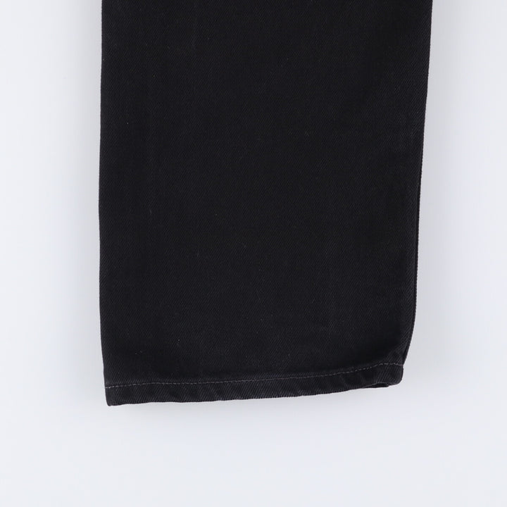 Levi's 501 Orange Tab Black Denim Straight Denim Pants Men's W32 unclear black type Vintage Second Hand