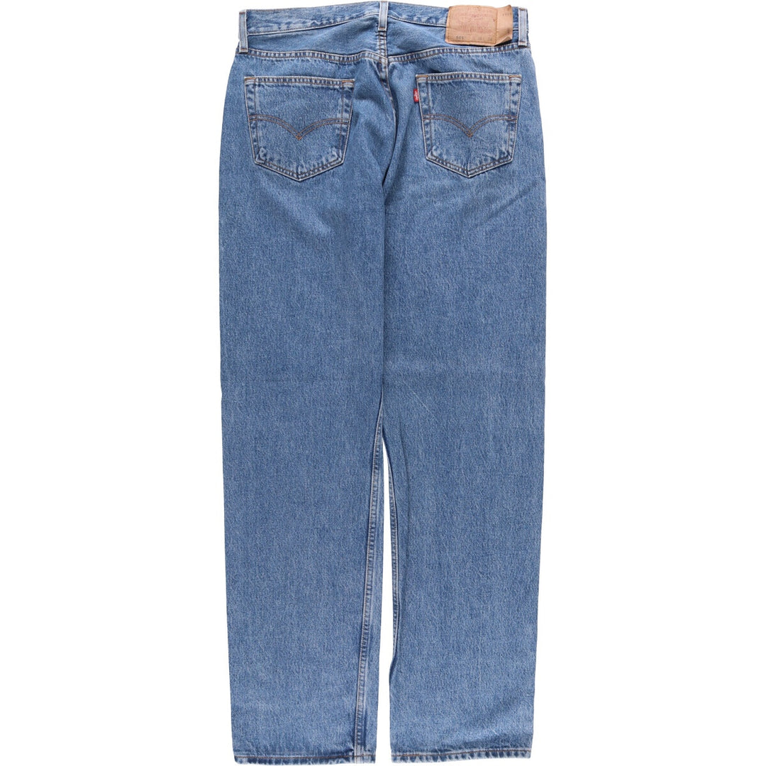 00'S Levi's 501-0193 Straight Denim Pants for Men, W35 cotton blue type Vintage Second Hand