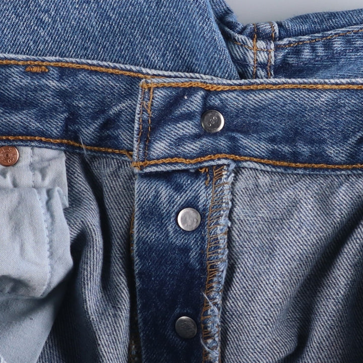 00'S Levi's 501-0193 Straight Denim Pants for Men, W35 cotton blue type Vintage Second Hand