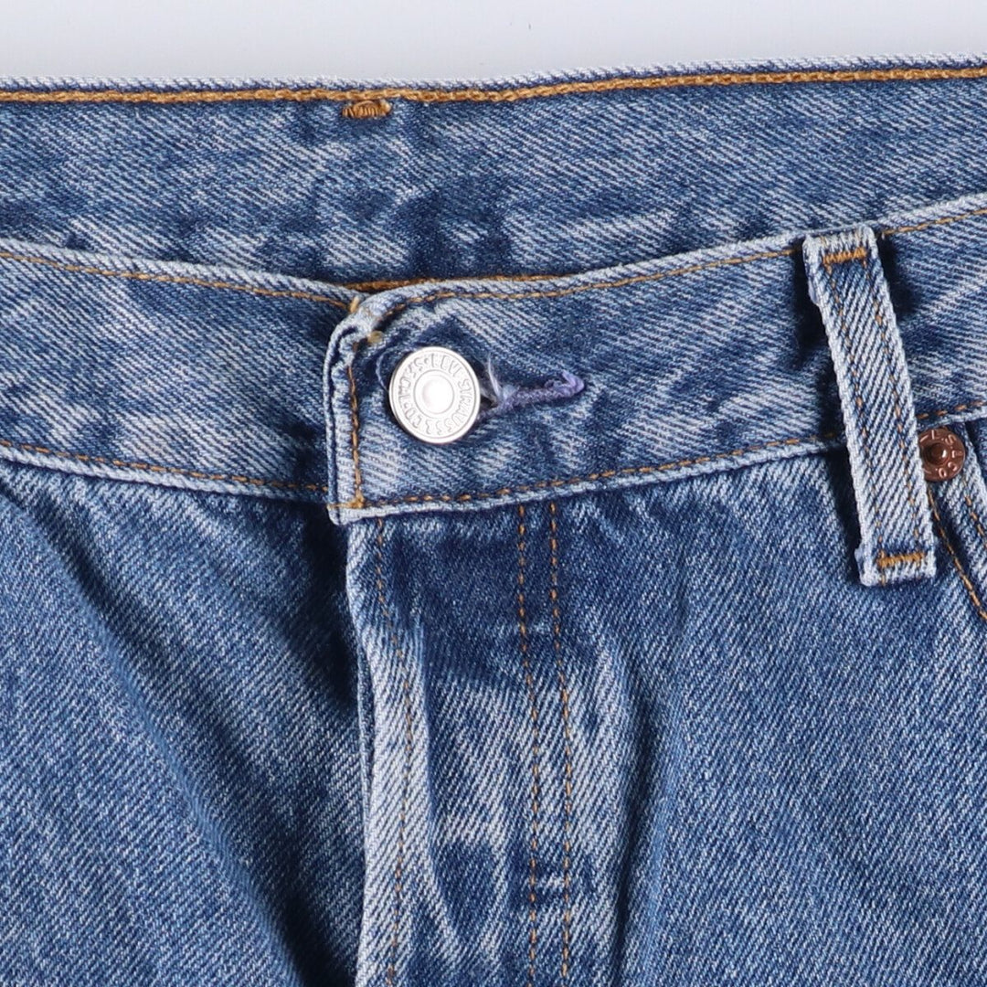 00'S Levi's 501-0193 Straight Denim Pants for Men, W35 cotton blue type Vintage Second Hand