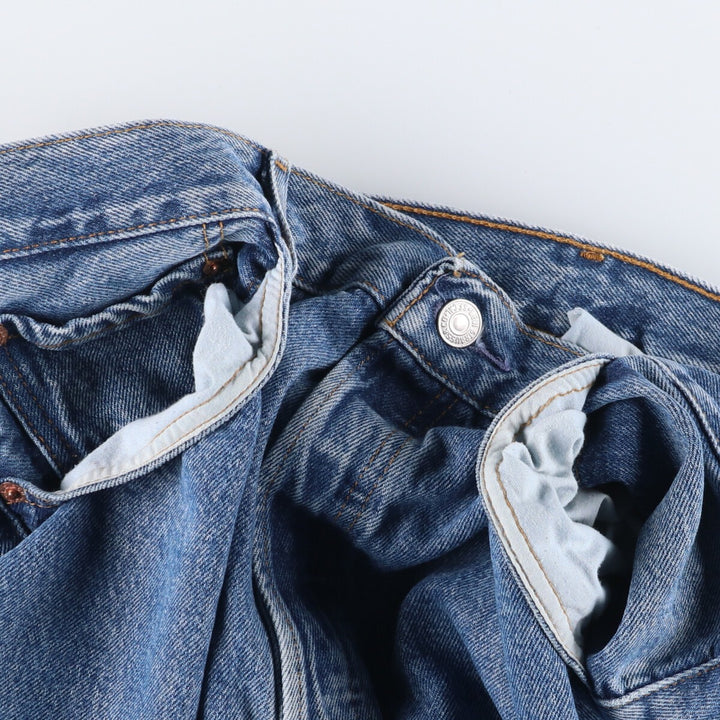 00'S Levi's 501-0193 Straight Denim Pants for Men, W35 cotton blue type Vintage Second Hand