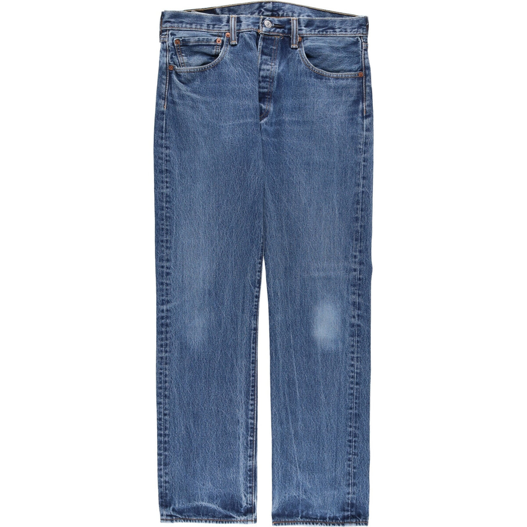 Levi's 501 straight denim pants for men, size W33 cotton blue type Vintage Second Hand