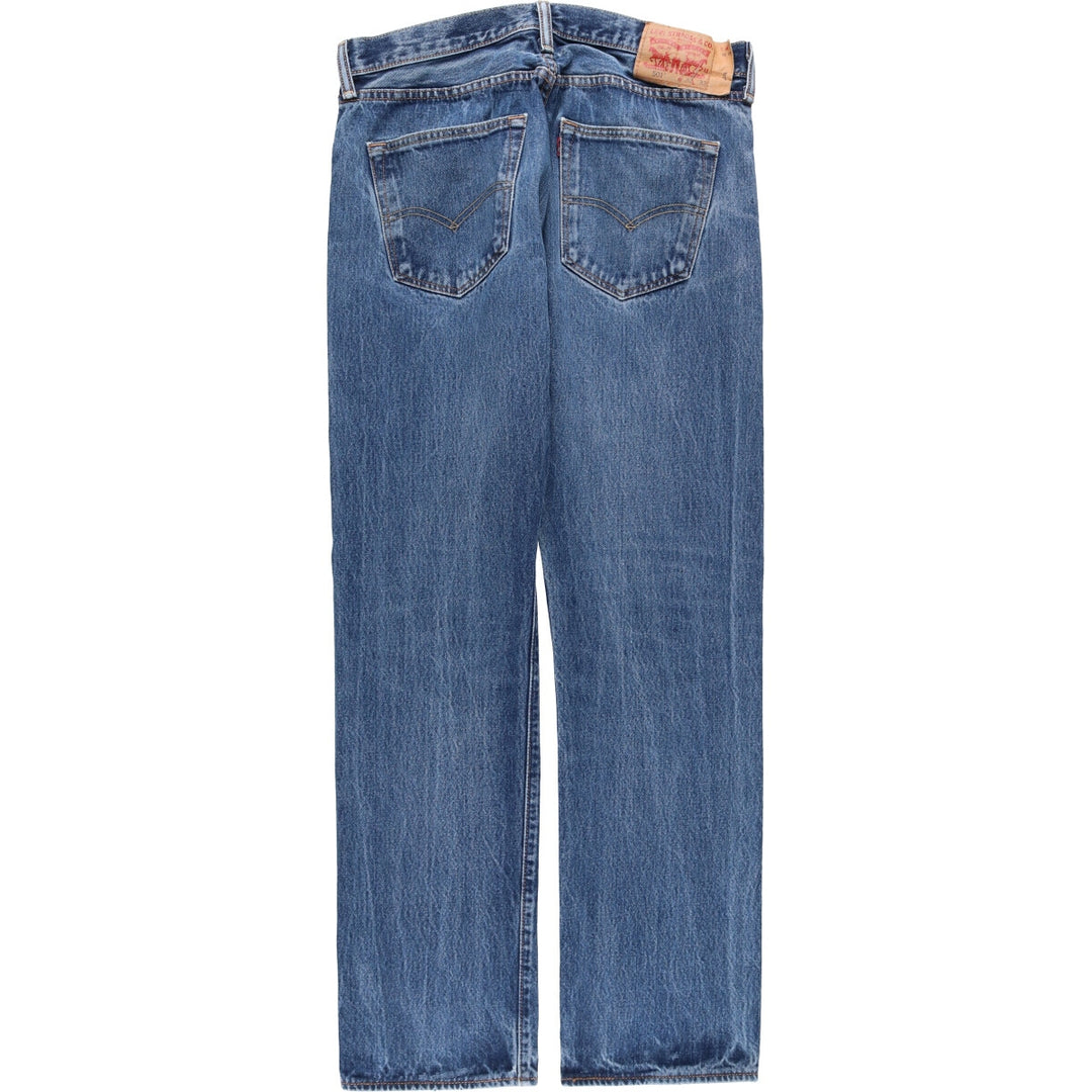 Levi's 501 straight denim pants for men, size W33 cotton blue type Vintage Second Hand