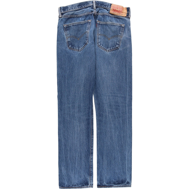 Levi's 501 straight denim pants for men, size W33 cotton blue type Vintage Second Hand