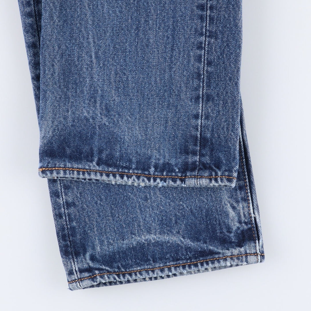Levi's 501 straight denim pants for men, size W33 cotton blue type Vintage Second Hand