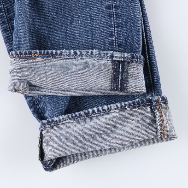Levi's 501 straight denim pants for men, size W33 cotton blue type Vintage Second Hand