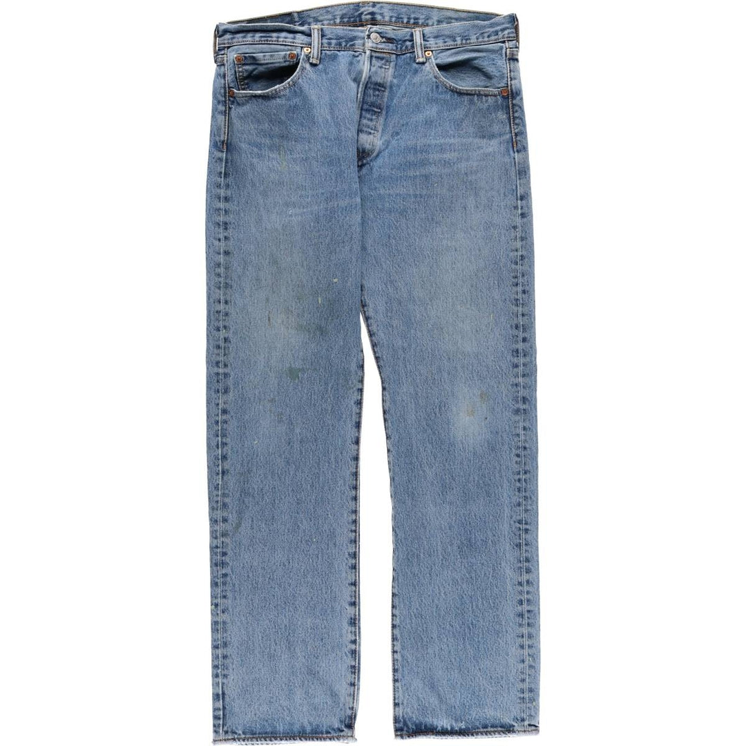 Levi's 501 straight denim pants for men, size W35 cotton blue type Vintage Second Hand