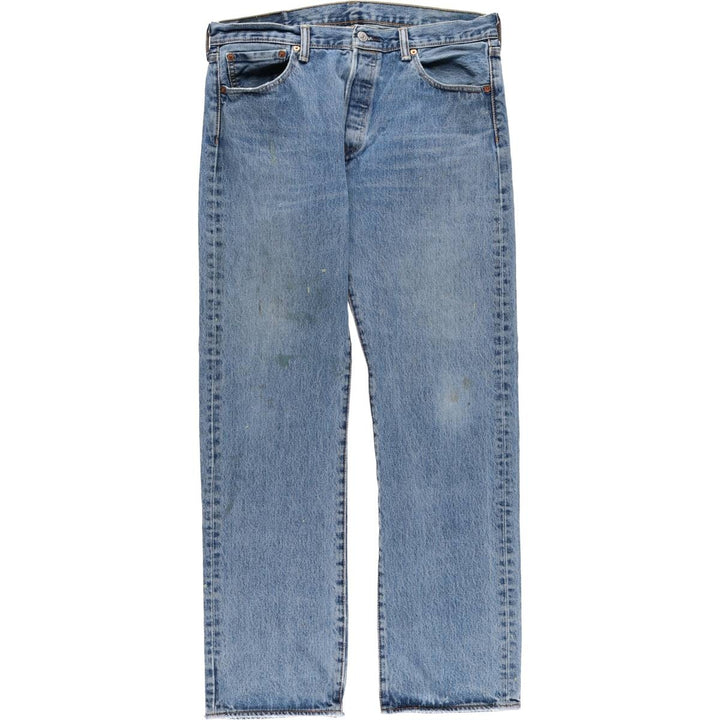 Levi's 501 straight denim pants for men, size W35 cotton blue type Vintage Second Hand