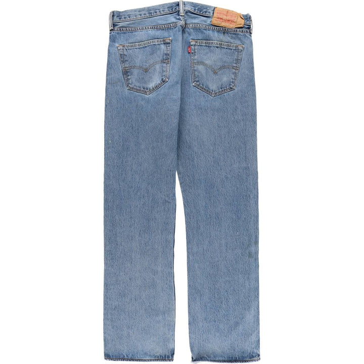 Levi's 501 straight denim pants for men, size W35 cotton blue type Vintage Second Hand
