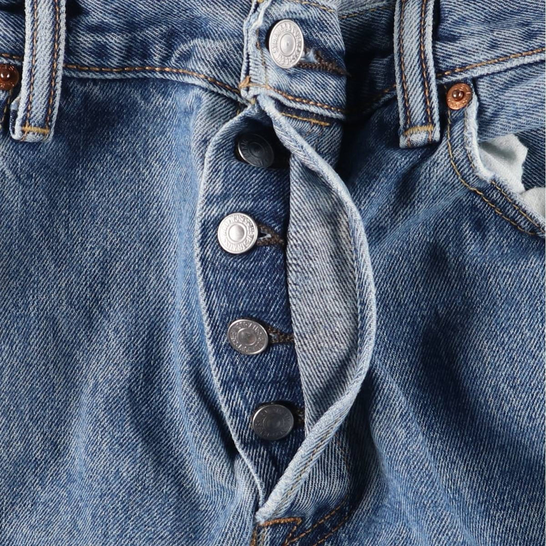 Levi's 501 straight denim pants for men, size W35 cotton blue type Vintage Second Hand