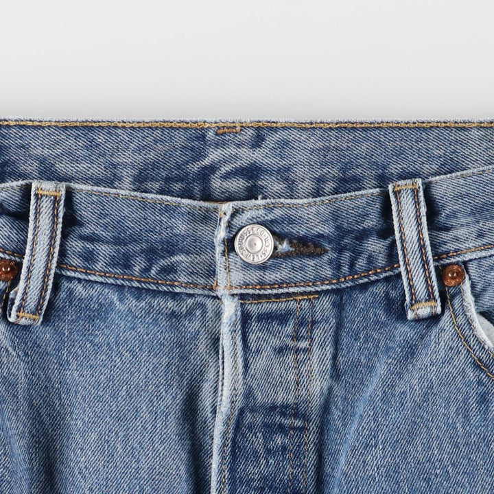 Levi's 501 straight denim pants for men, size W35 cotton blue type Vintage Second Hand