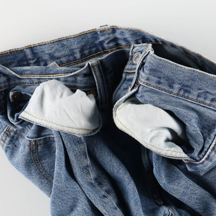Levi's 501 straight denim pants for men, size W35 cotton blue type Vintage Second Hand