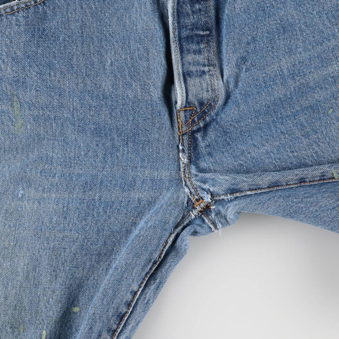 Levi's 501 straight denim pants for men, size W35 cotton blue type Vintage Second Hand