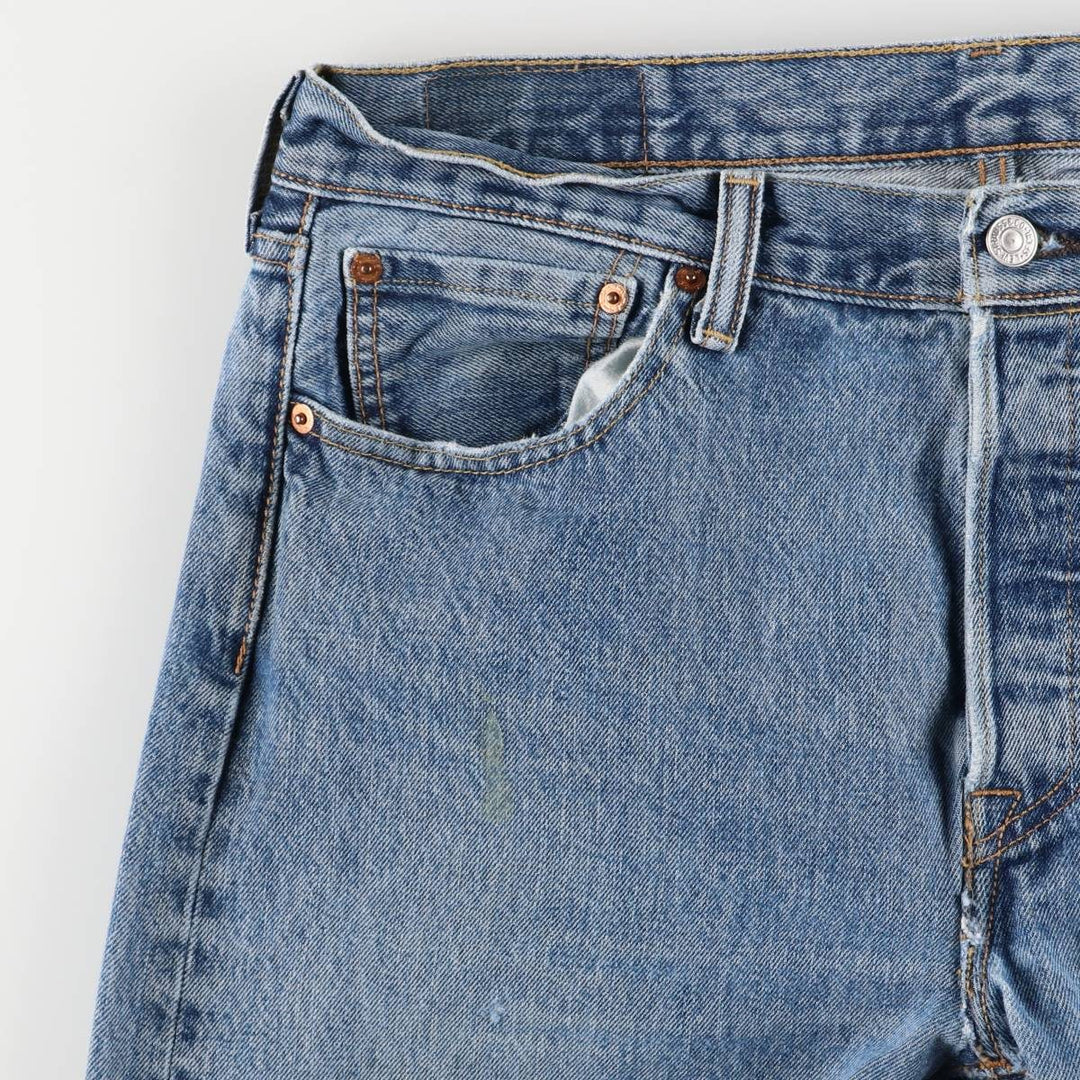 Levi's 501 straight denim pants for men, size W35 cotton blue type Vintage Second Hand