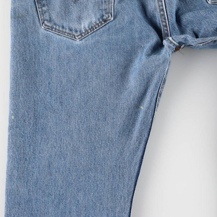 Levi's 501 straight denim pants for men, size W35 cotton blue type Vintage Second Hand