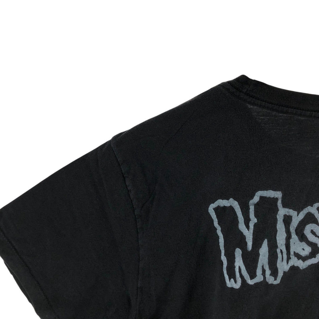 MISFITS Skull Pattern Band T-shirt, Men's S size unclear black type Vintage Second Hand