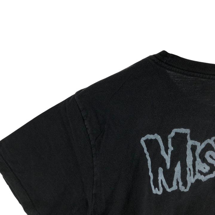 MISFITS Skull Pattern Band T-shirt, Men's S size unclear black type Vintage Second Hand