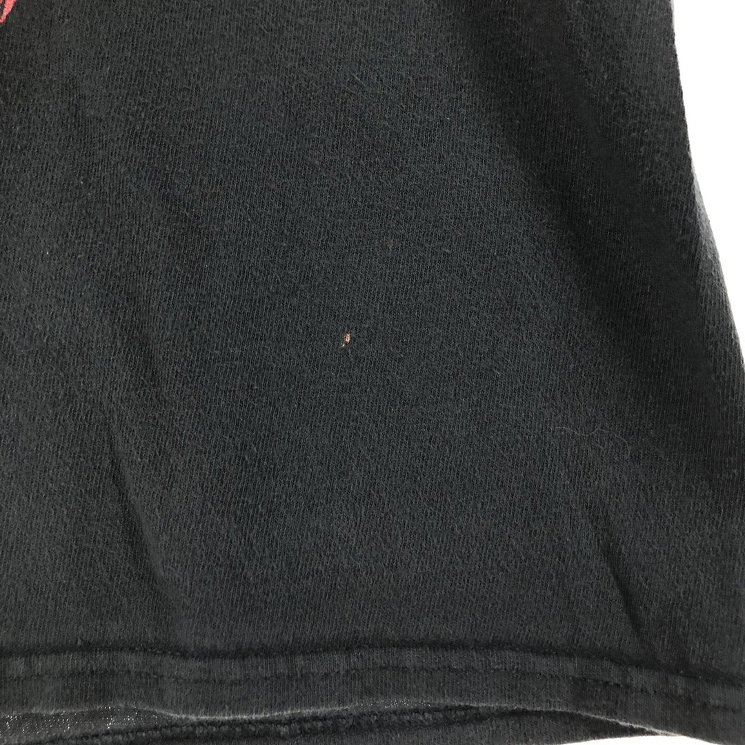 KISS Band T-shirt, Men's M size cotton black type Vintage Second Hand