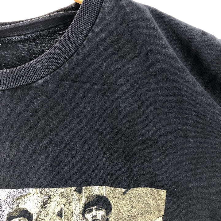 THE BEATLES The Beatles Band T-shirt Band T Men's L size cotton black type Vintage Second Hand