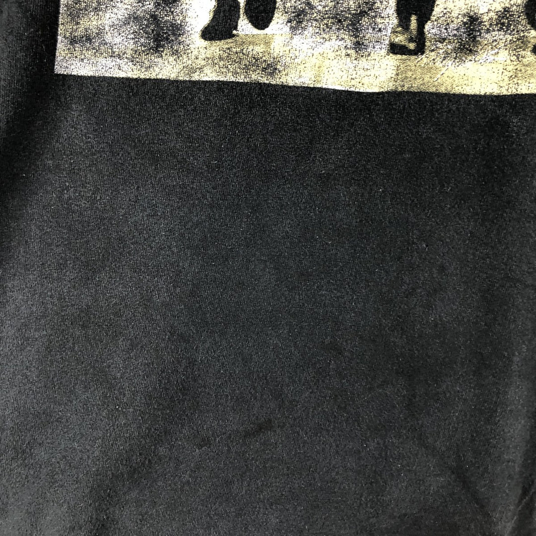 THE BEATLES The Beatles Band T-shirt Band T Men's L size cotton black type Vintage Second Hand