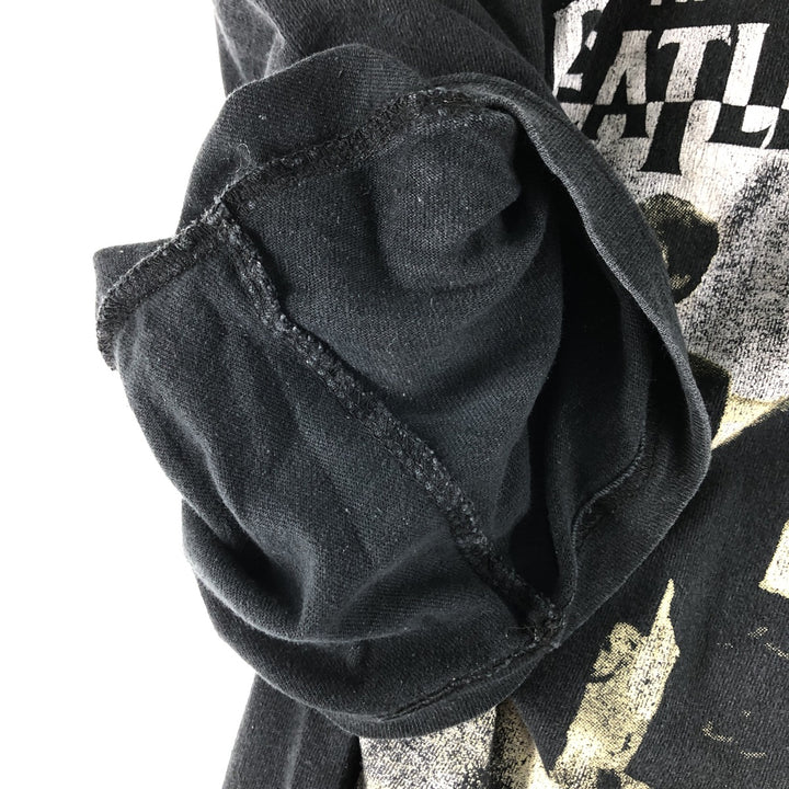 THE BEATLES The Beatles Band T-shirt Band T Men's L size cotton black type Vintage Second Hand