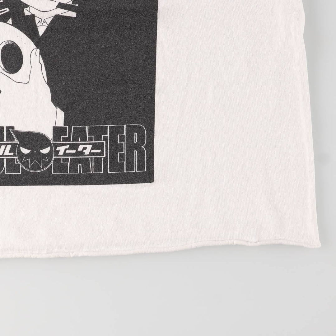 2000'S SOUL EATER Death the Kid Anime Character Print T-Shirt, Men's Size XL cotton black type Vintage Second Hand
