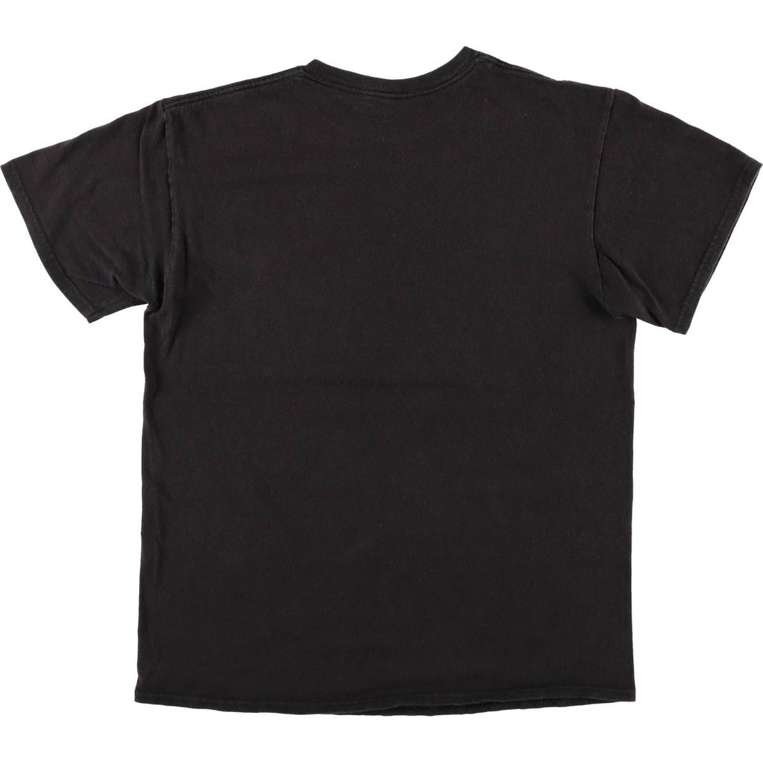 DEATH NOTE Anime Character Print T-Shirt Men's M Size cotton black type Vintage Second Hand