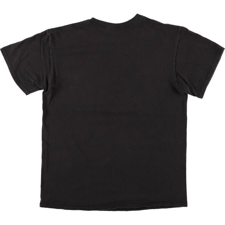 DEATH NOTE Anime Character Print T-Shirt Men's M Size cotton black type Vintage Second Hand