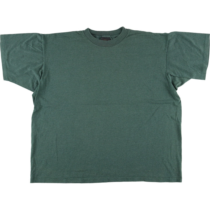 Vintage 90'S Tennessee River Gold Striped T-shirt, Made in USA, Men's XXL cotton Green type dark green Vintage Second Hand