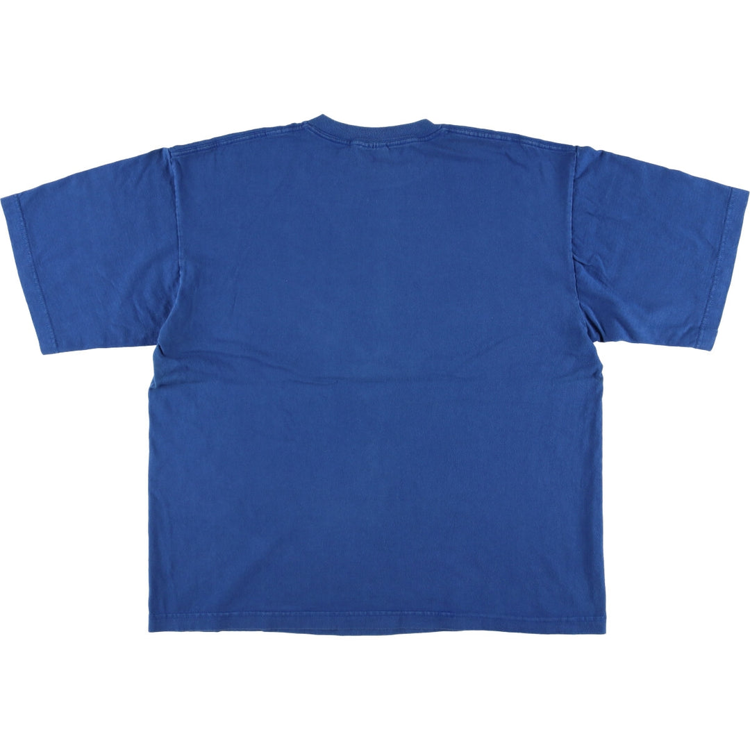 90'S TEE JAYS Dragon Pattern Print T-shirt Men's XL Vintage unclear blue type Vintage Second Hand
