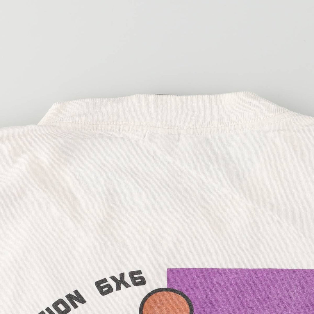 90'S ONEITA BEYOND 4 TOUR Printed T-shirt Made in USA Men's XL Vintage cotton white type Vintage Second Hand