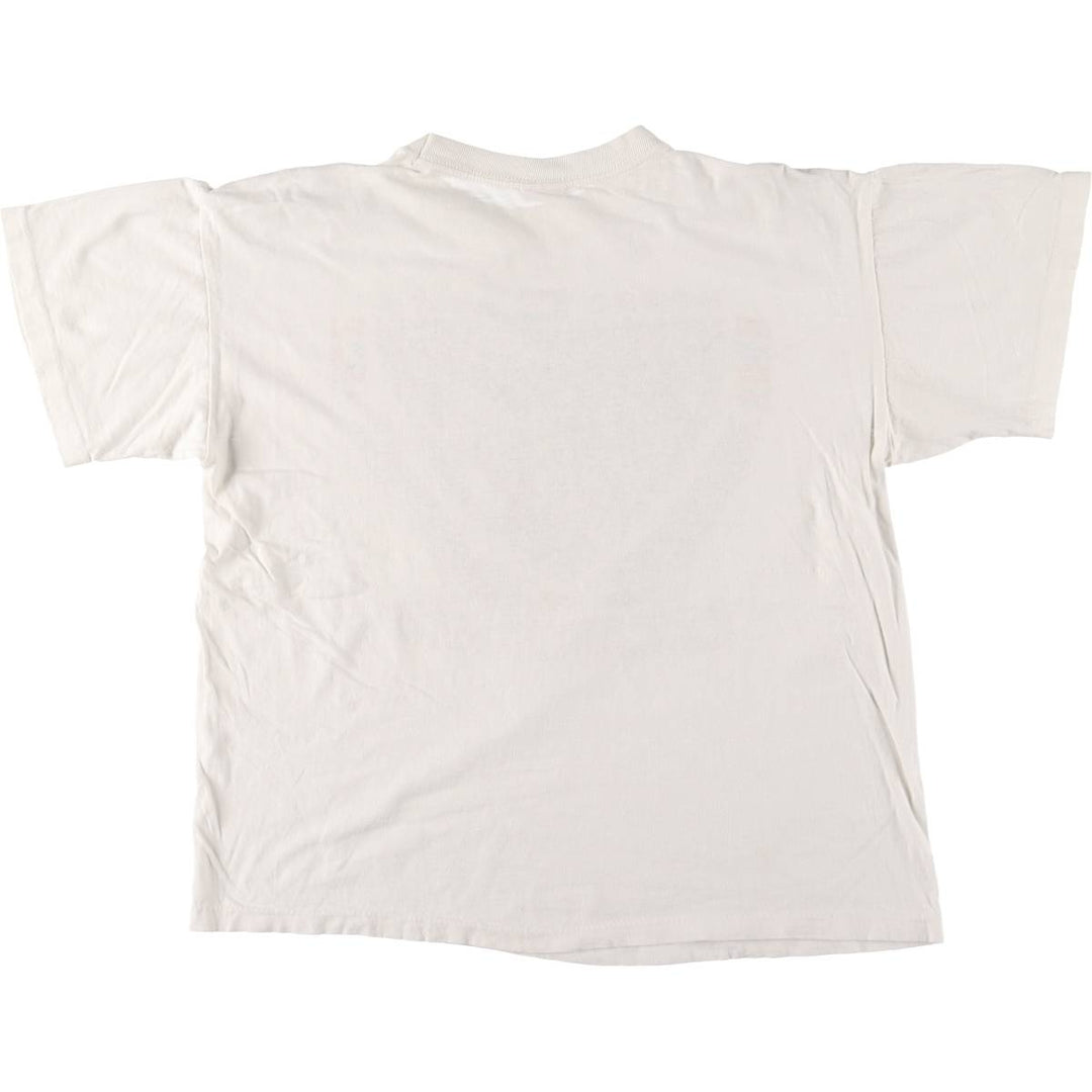 90'S Vintage Printed T-Shirt, Men's Size L cotton white type Vintage Second Hand