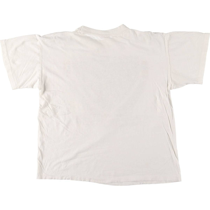 90'S Vintage Printed T-Shirt, Men's Size L cotton white type Vintage Second Hand