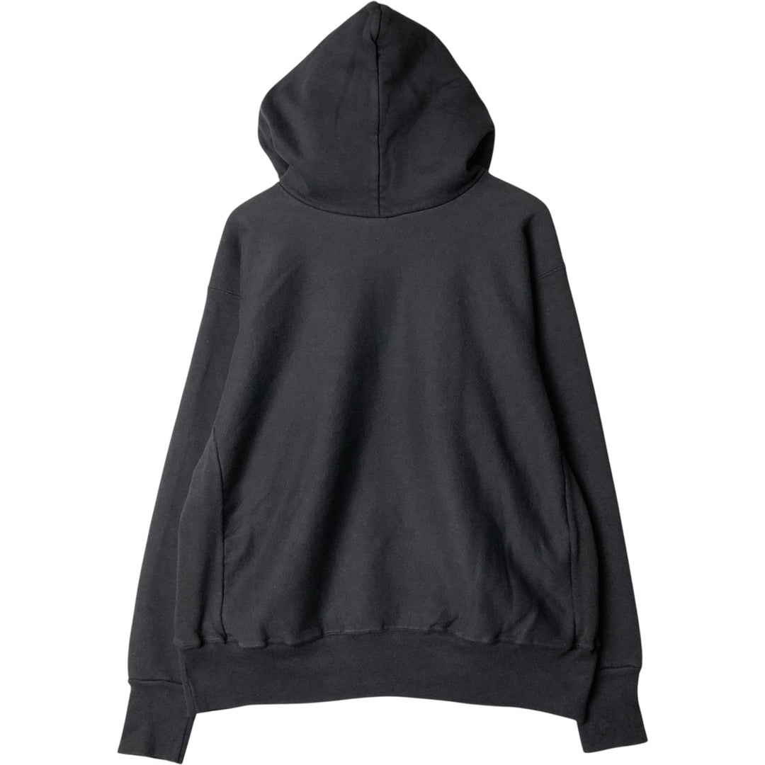 Donna Karan New York DKNY Jeans Sweatshirt Pullover Hoodie, Made in USA, Men's XL cotton black type Vintage Second Hand