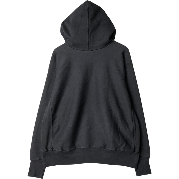 Donna Karan New York DKNY Jeans Sweatshirt Pullover Hoodie, Made in USA, Men's XL cotton black type Vintage Second Hand