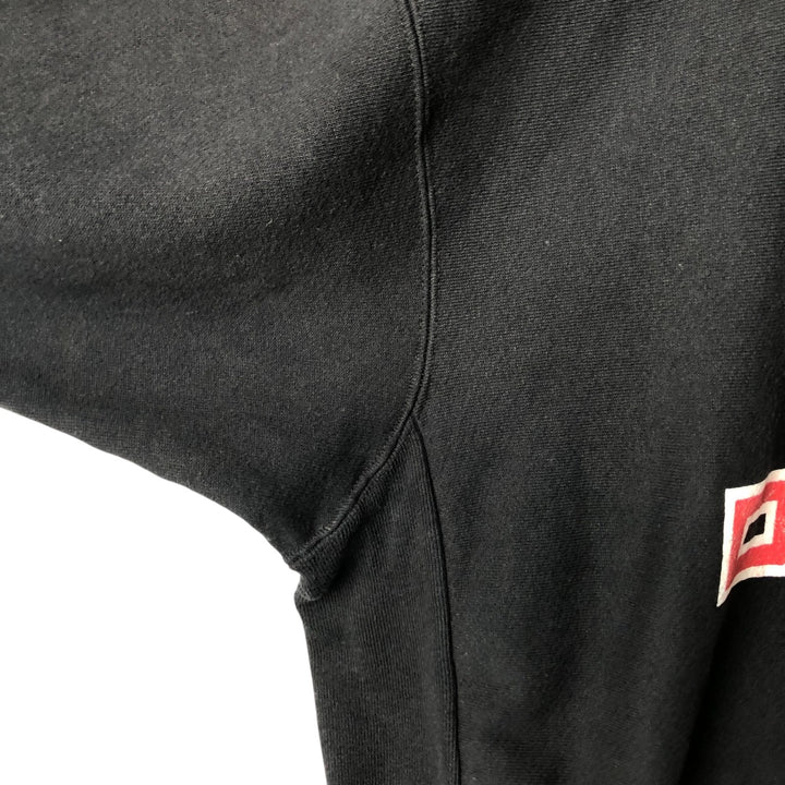 Donna Karan New York DKNY Jeans Sweatshirt Pullover Hoodie, Made in USA, Men's XL cotton black type Vintage Second Hand