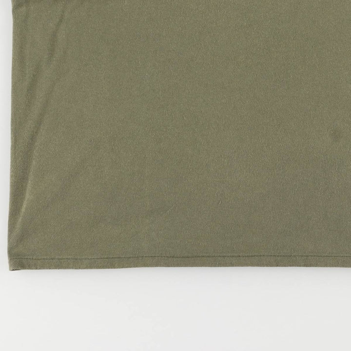 00'S Harley-Davidson Motorcycle Bike T-shirt Men's L size cotton Khaki type Vintage Second Hand