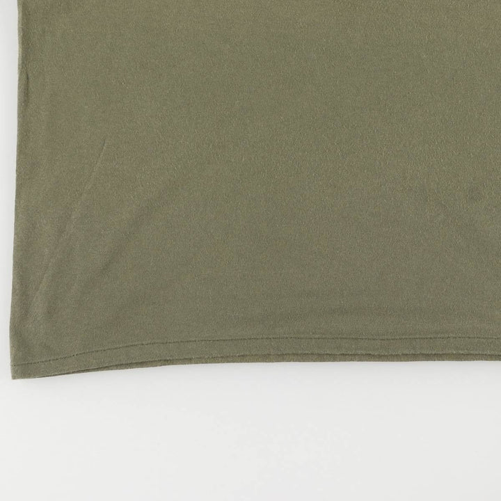 00'S Harley-Davidson Motorcycle Bike T-shirt Men's L size cotton Khaki type Vintage Second Hand
