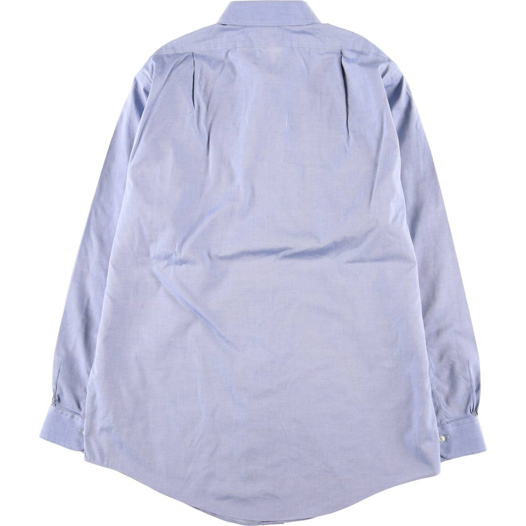 Brooks Brothers Est.1818 Long Sleeve Cotton Shirt, Men's Medium cotton blue type Vintage Second Hand