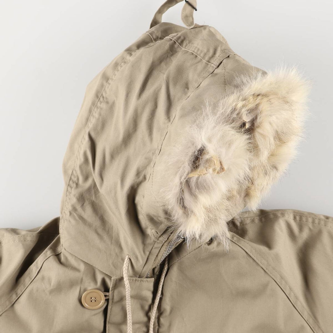 Vintage 1980'S ARCTIC PARKA, N-3B style military flight jacket, men's size M unclear Beige type Vintage Second Hand