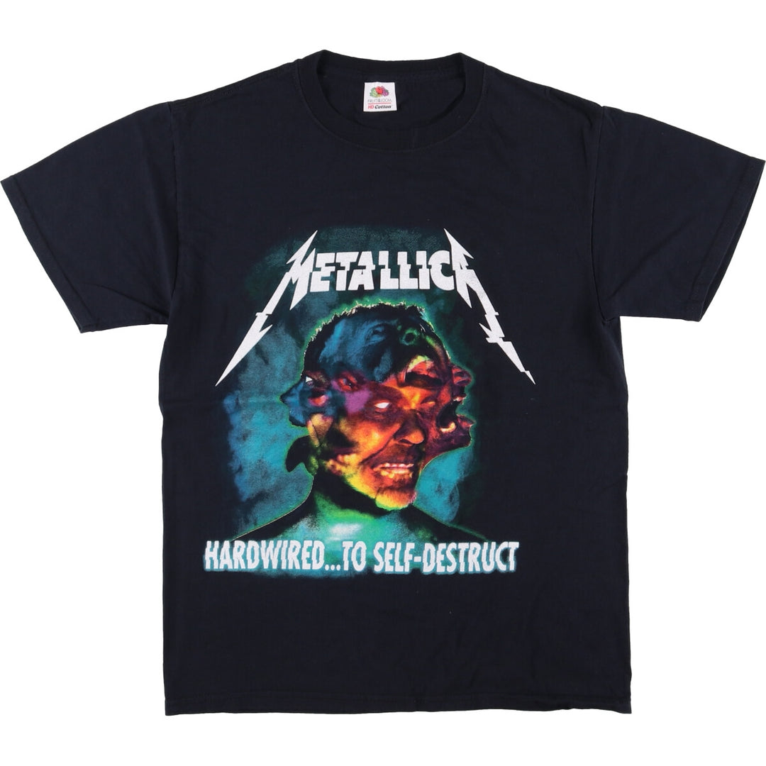 Bravado METALLICA Band T-shirt, Band T, Men's S size unclear black type Vintage Second Hand