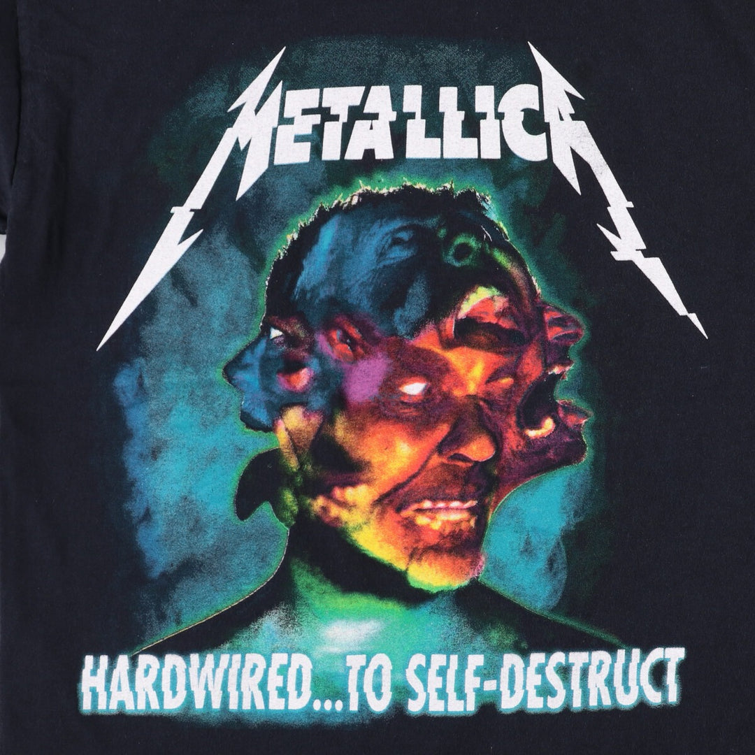 Bravado METALLICA Band T-shirt, Band T, Men's S size unclear black type Vintage Second Hand