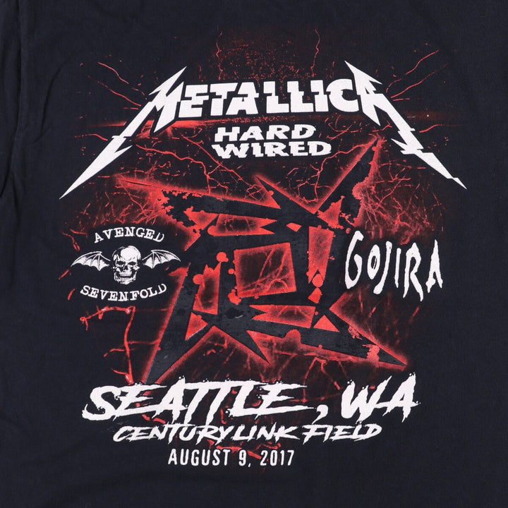 Bravado METALLICA Band T-shirt, Band T, Men's S size unclear black type Vintage Second Hand