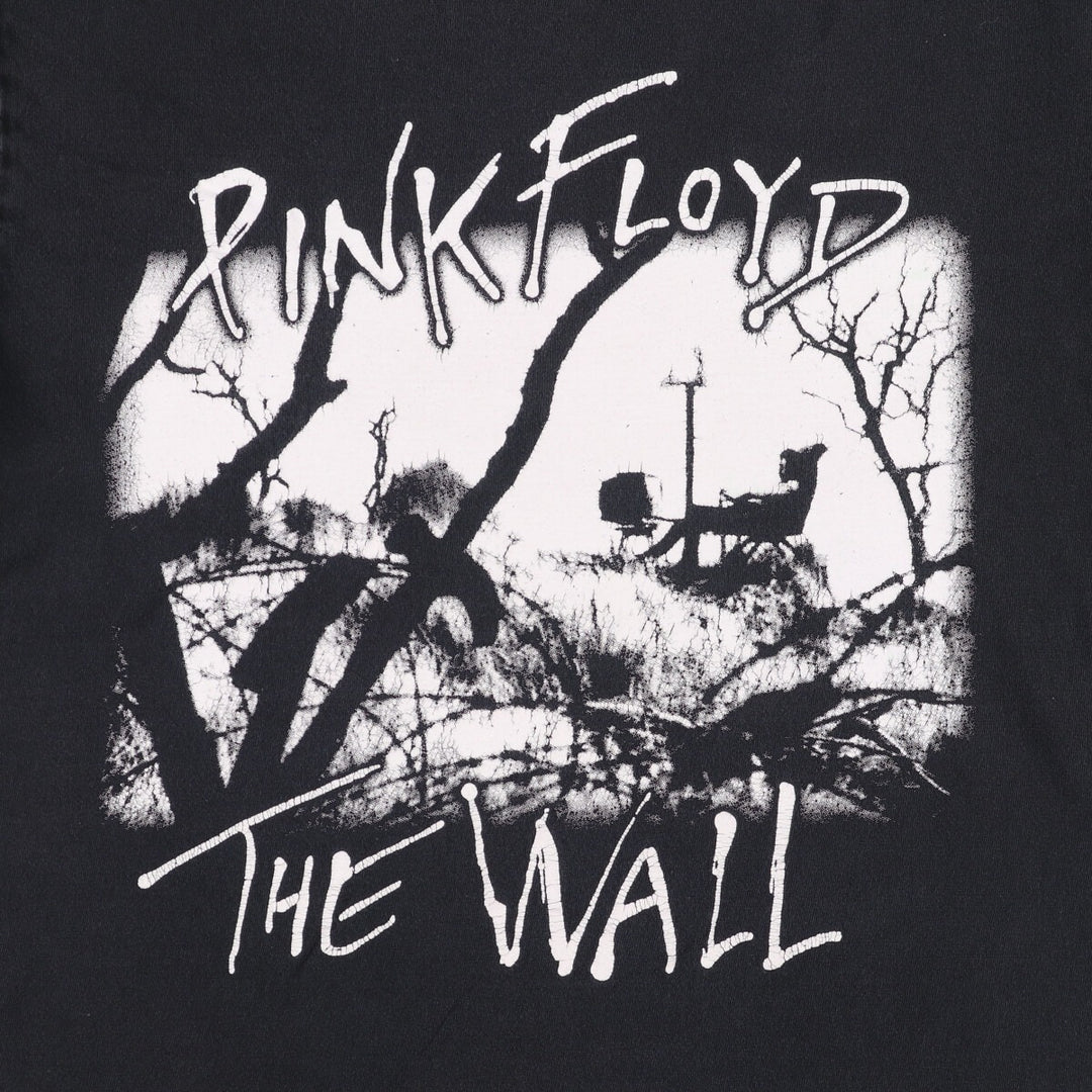 PINK FLOYD Pink Floyd Band T-shirt Band T Men's M size unclear black type Vintage Second Hand