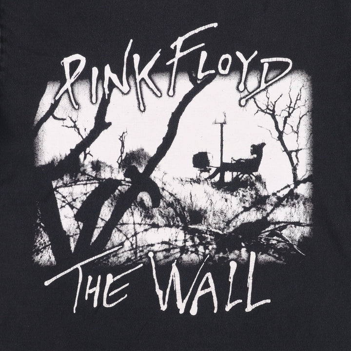 PINK FLOYD Pink Floyd Band T-shirt Band T Men's M size unclear black type Vintage Second Hand