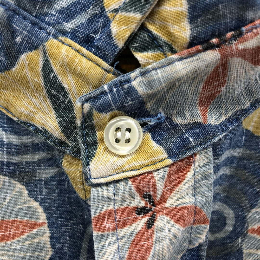 90'S Reyn Spooner REYNSPOONER Swimsuit Tag Floral Aloha Shirt Box Shirt Men's Size L Vintage unknown blue type Vintage Second Hand