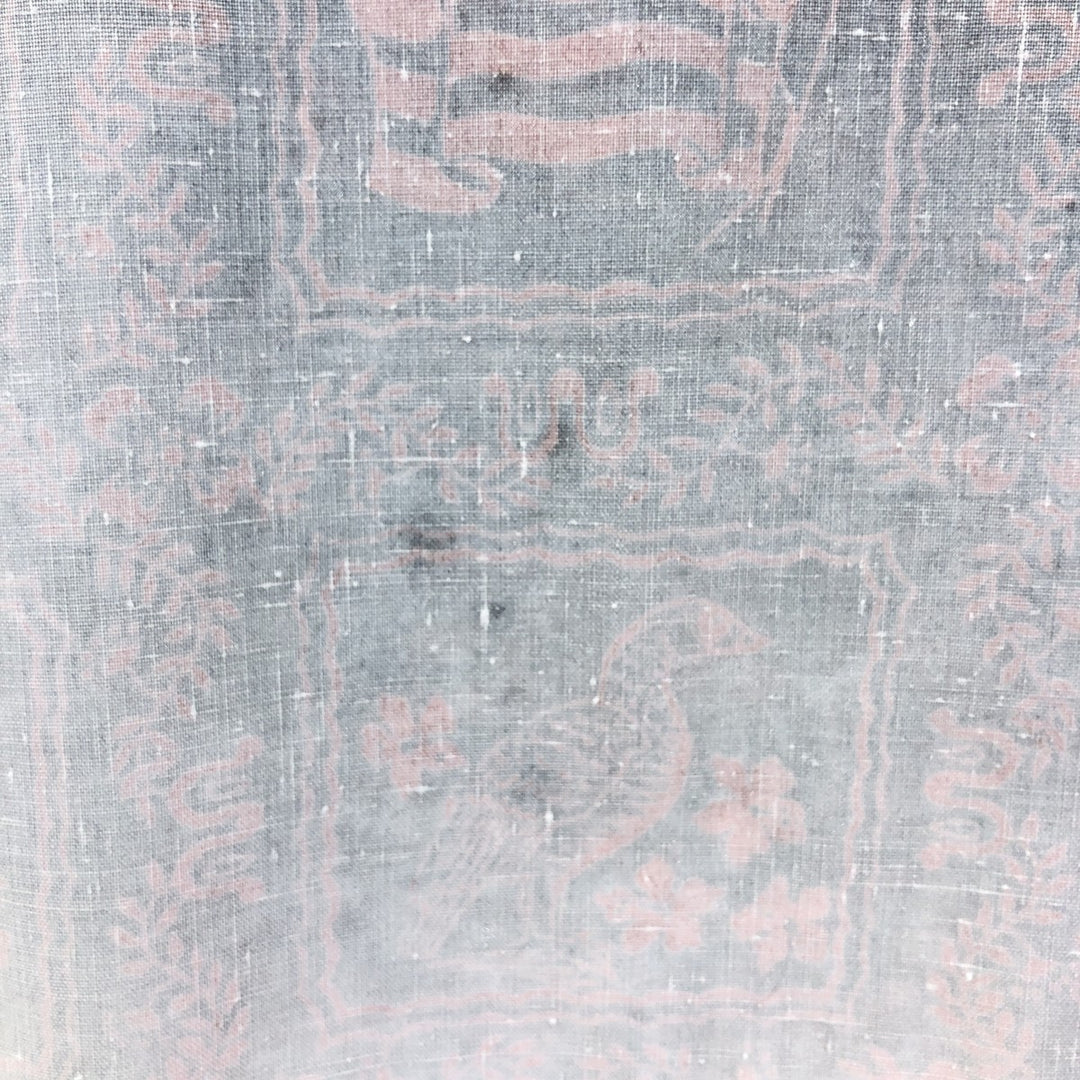 90'S Reyn Spooner Swimsuit Tag Bikini Tag All-over Print Pullover Button-down Hawaiian Aloha Shirt Box Shirt cotton gray type Vintage Second Hand