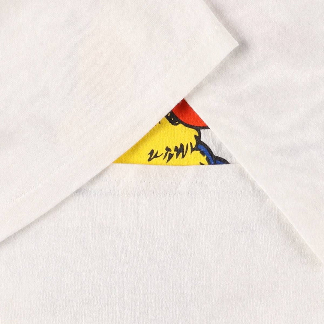 90'S EXPRESS HARDEE'S Hardy's Advertising T-shirt Made in USA Men's L Vintage cotton white type Vintage Second Hand