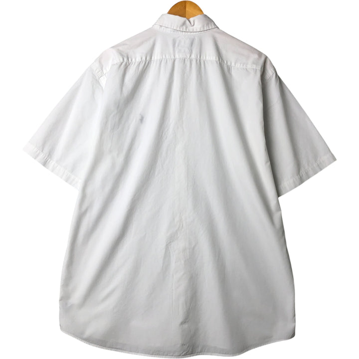 Ralph Lauren POLO by Ralph Lauren ELLINGTON short sleeve button down shirt, men's size L cotton white type Vintage Second Hand